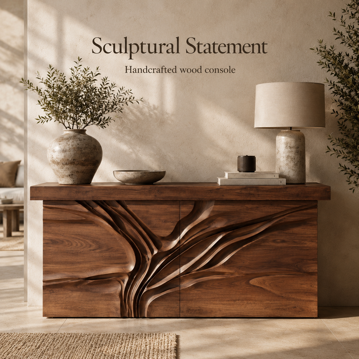 Selene Rounded Foyer Console Table - Design 436 - product image 02