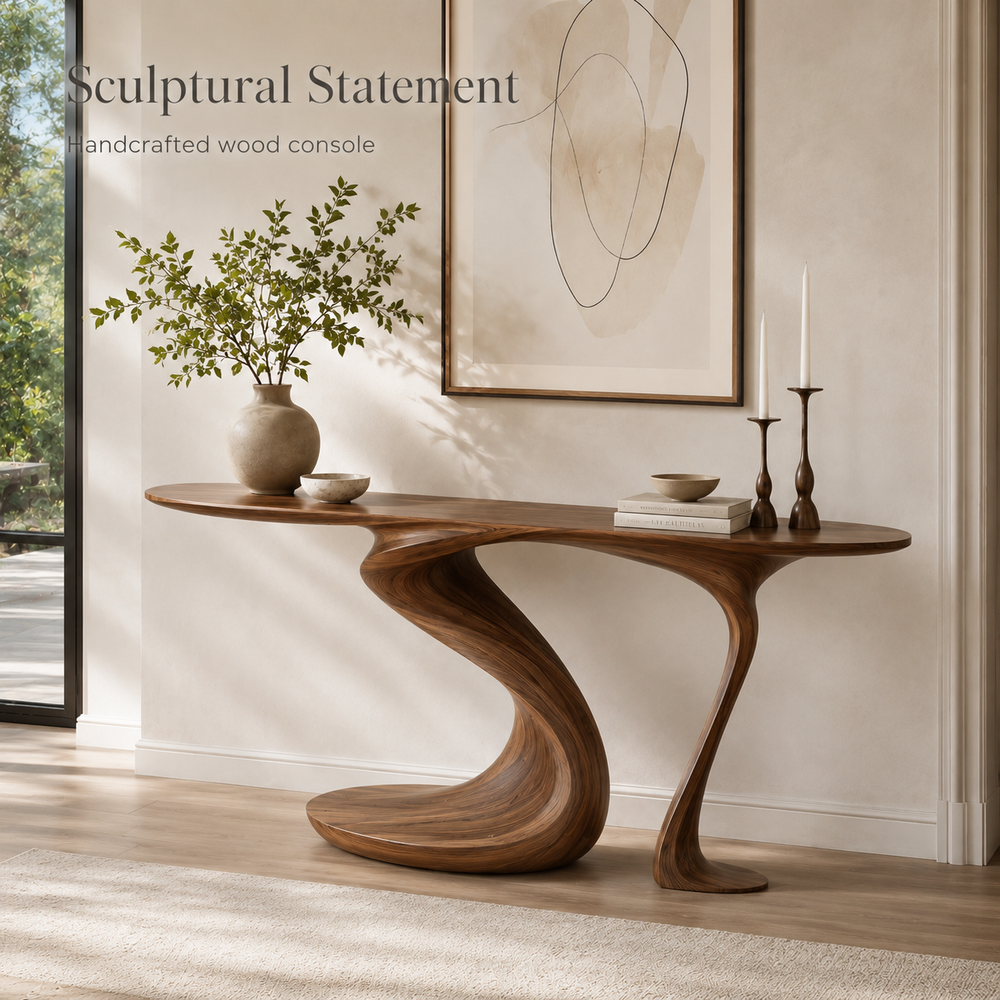 Vale Sculptural Entry Console Table - Design 440 - product image 02