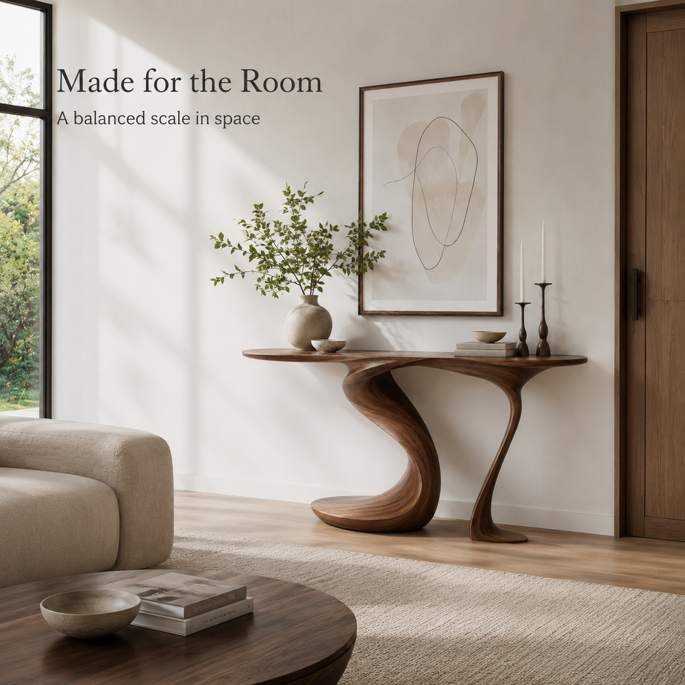 Vale Sculptural Entry Console Table - Design 440 - product image 04