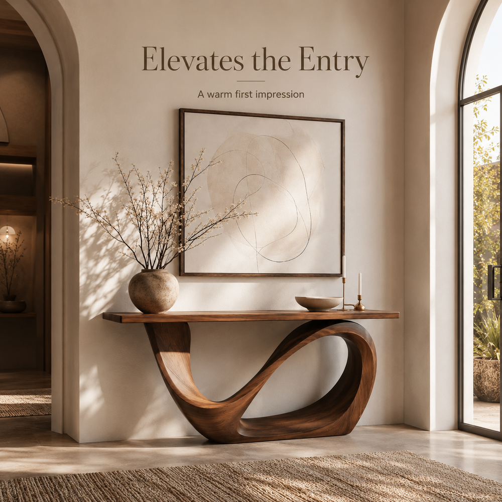 Celine Warm Modern Console Table - Design 442 - product image 09
