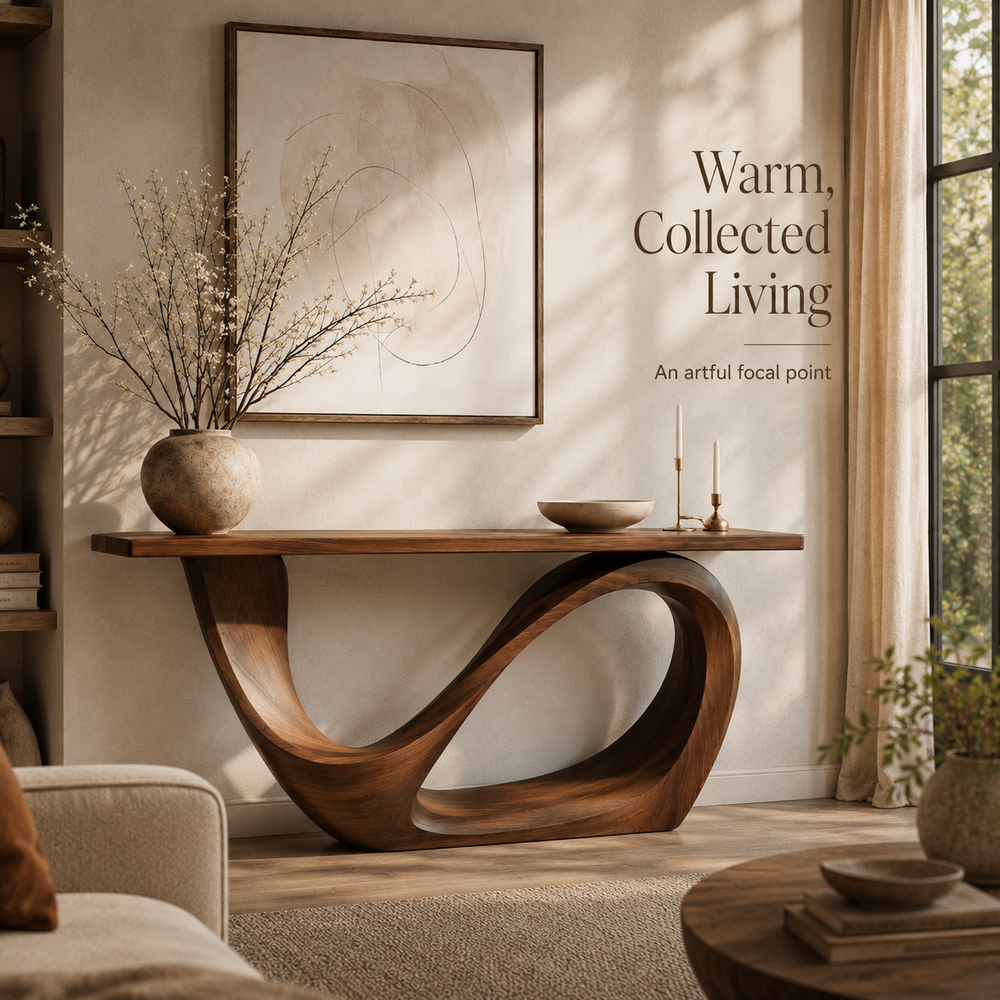Celine Warm Modern Console Table - Design 442 - product image 10