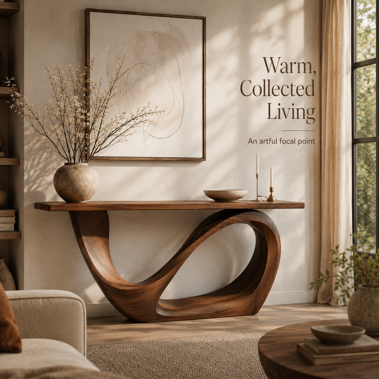 Celine Warm Modern Console Table - Design 442 - product image 10