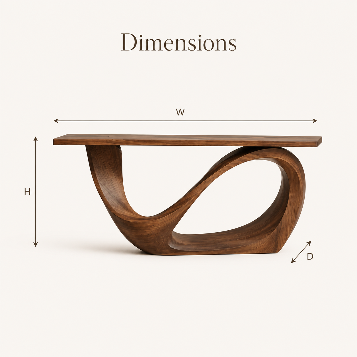 Celine Warm Modern Console Table - Design 442 - product image 11