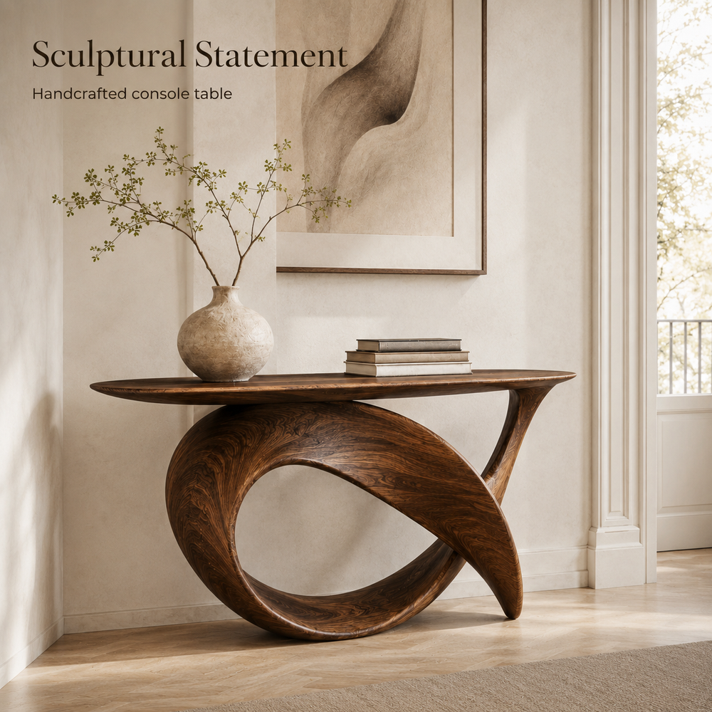 Aurelle Sculptural Console Table - Design 445 - product image 02