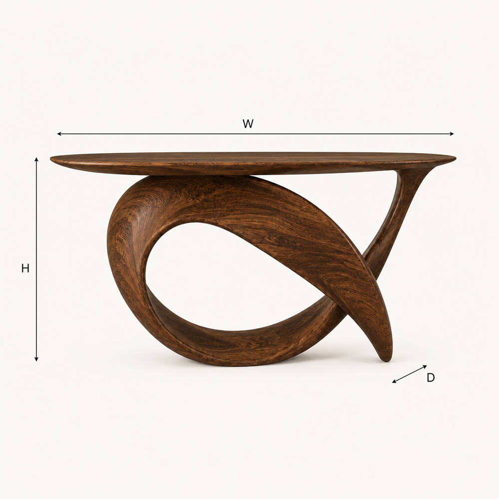Aurelle Sculptural Console Table - Design 445 - product image 04
