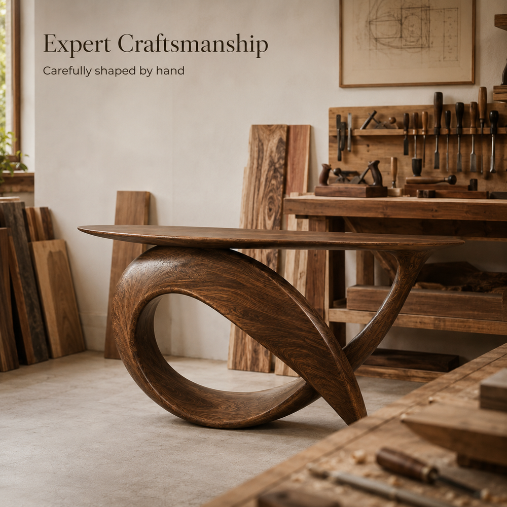 Aurelle Sculptural Console Table - Design 445 - product image 06