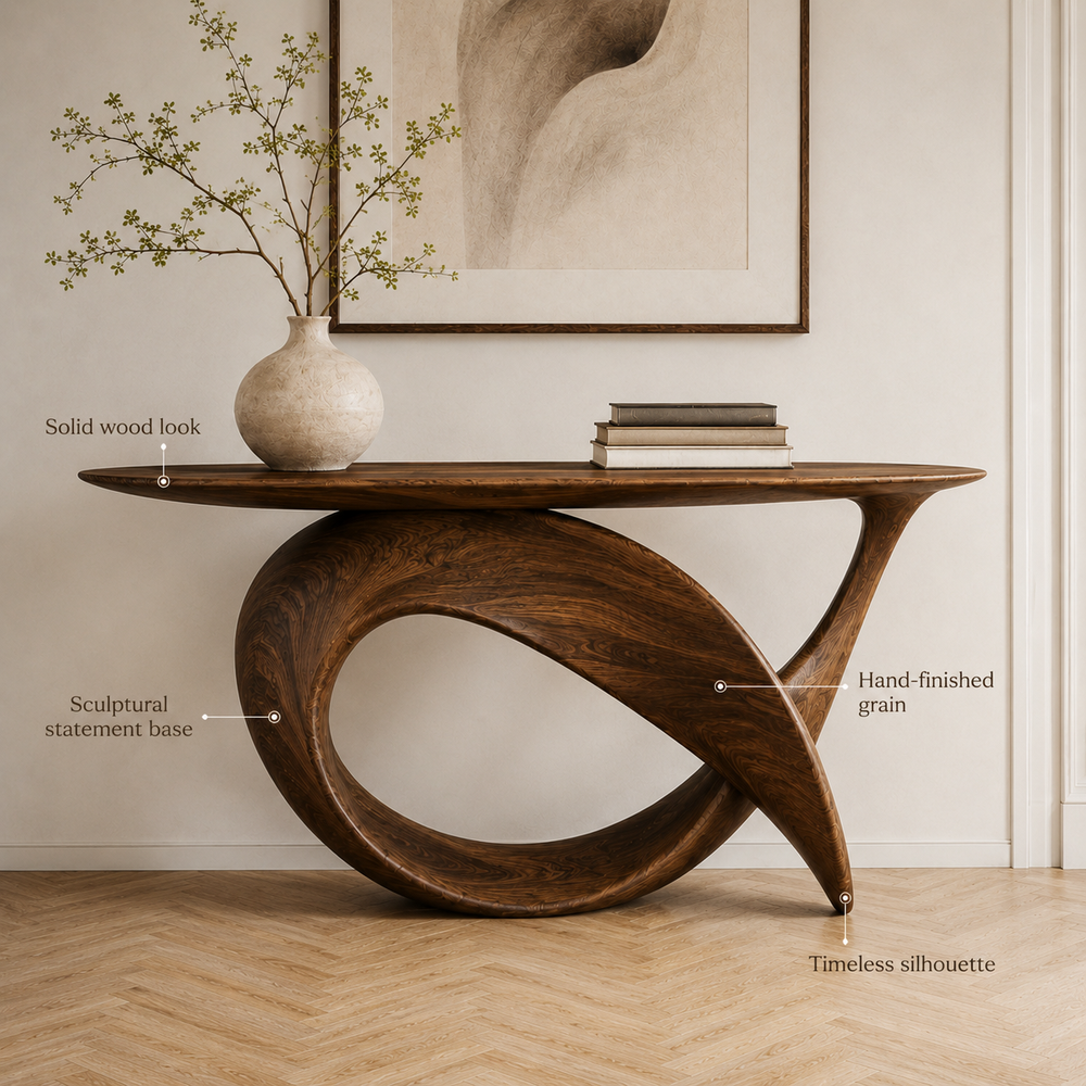 Aurelle Sculptural Console Table - Design 445 - product image 08