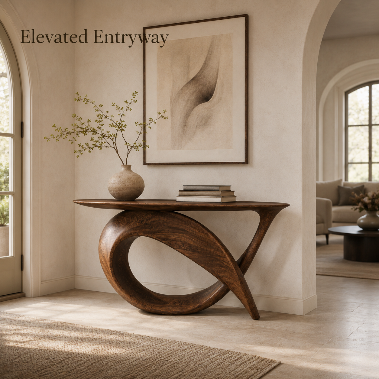 Aurelle Sculptural Console Table - Design 445 - product image 09
