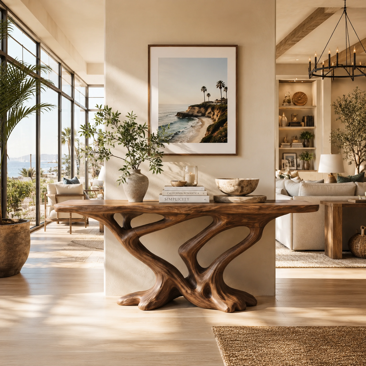 Veyra Soft Curve Console Table - Design 450 - main view