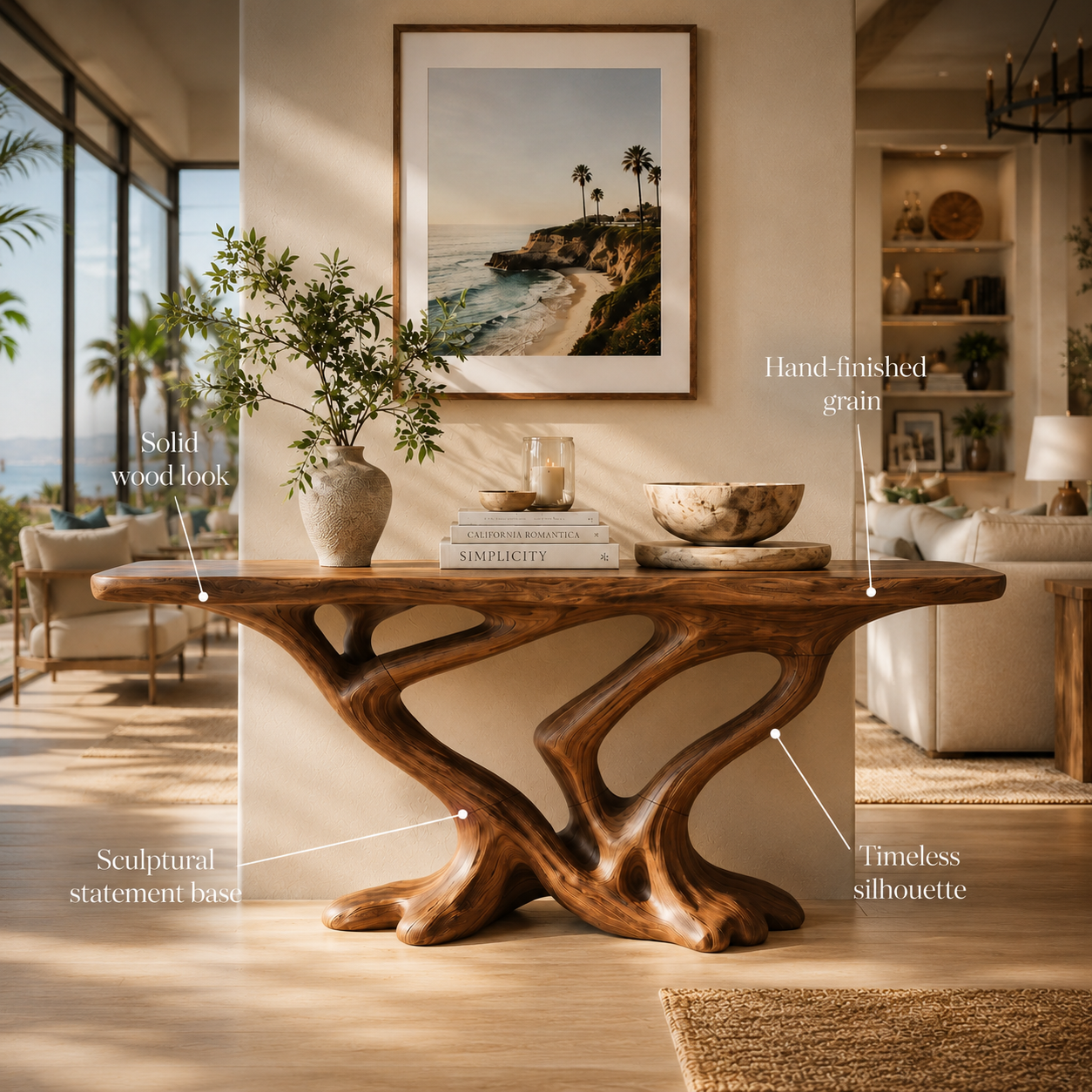 Veyra Soft Curve Console Table - Design 450 - product image 08
