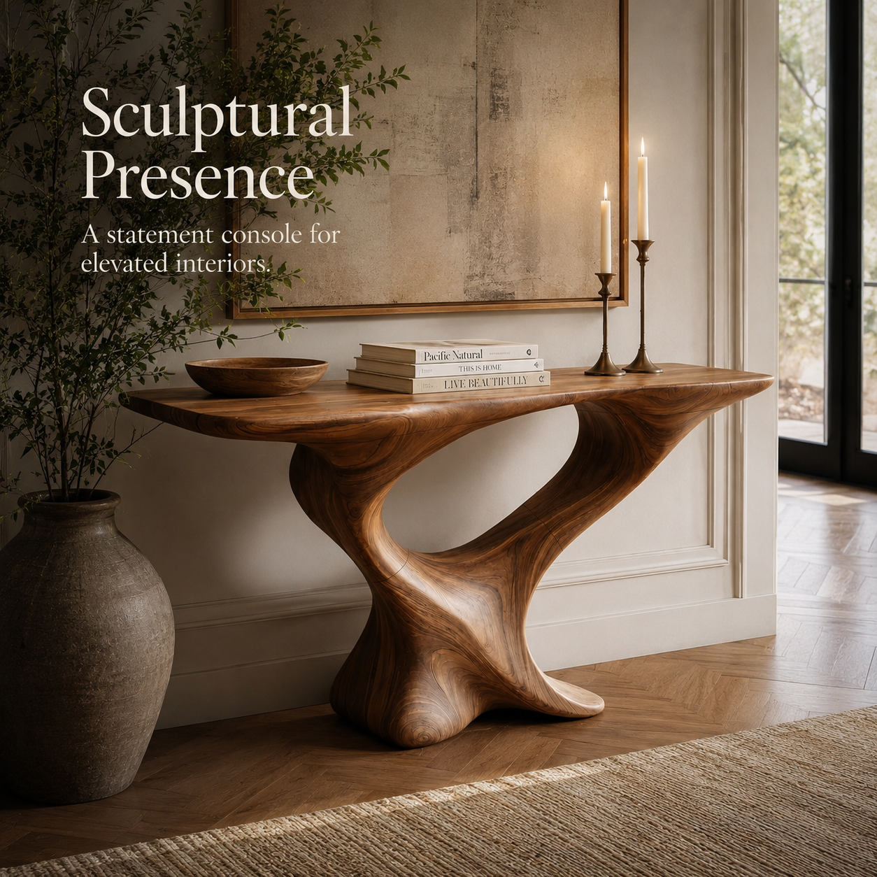 Nolan Arc Entry Console Table - Design 451 - main view