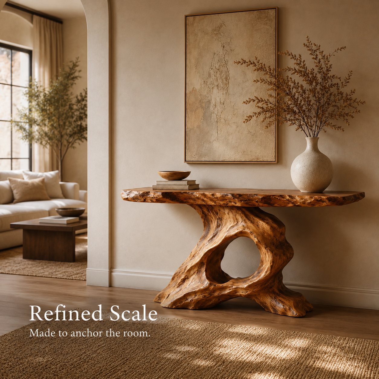 Liora Warm Walnut Console Table - Design 452 - product image 04