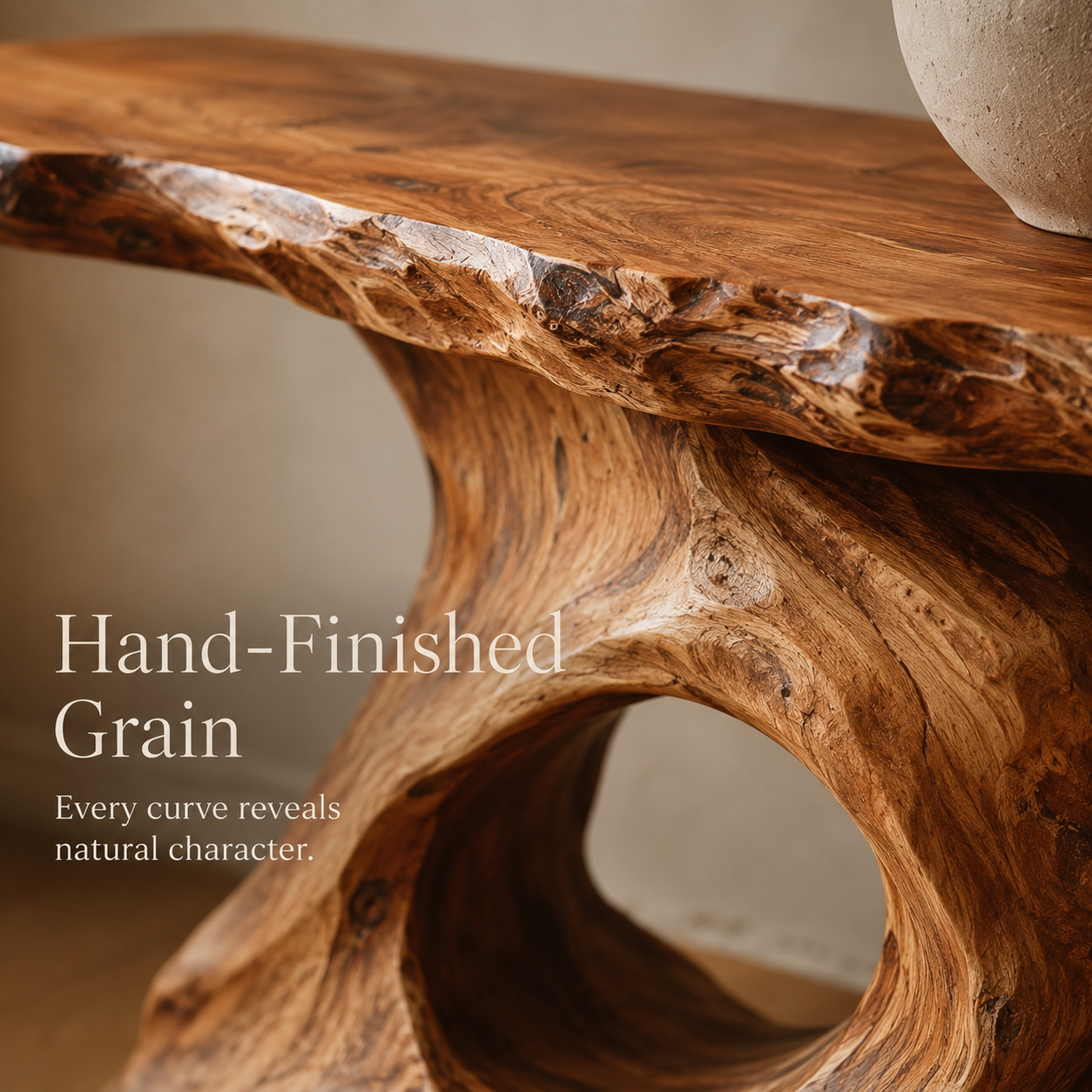 Liora Warm Walnut Console Table - Design 452 - product image 05