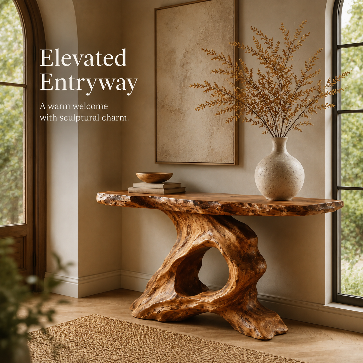 Liora Warm Walnut Console Table - Design 452 - product image 09