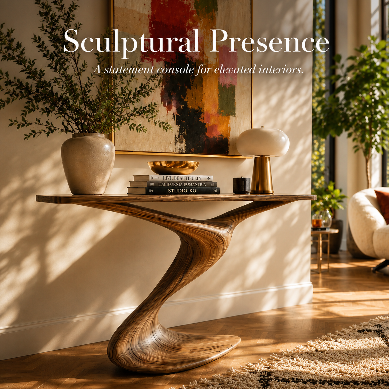 Rowan Hollow Form Console Table - Design 453 - product image 02