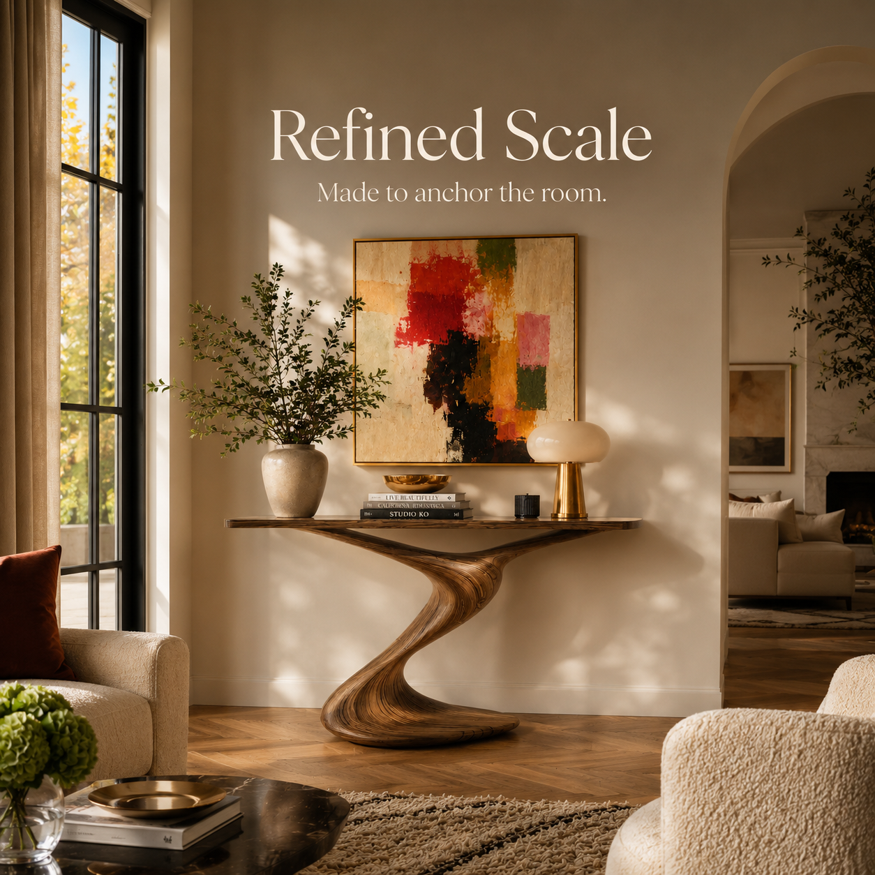 Rowan Hollow Form Console Table - Design 453 - product image 04