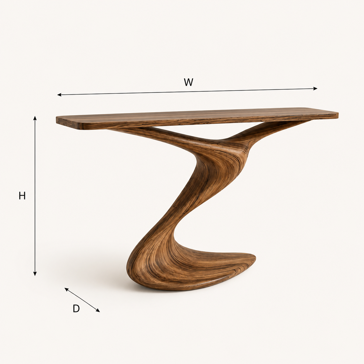 Rowan Hollow Form Console Table - Design 453 - product image 11