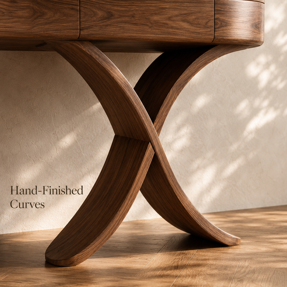 Brielle Sculpted Hall Console Table - Design 454 - product image 06