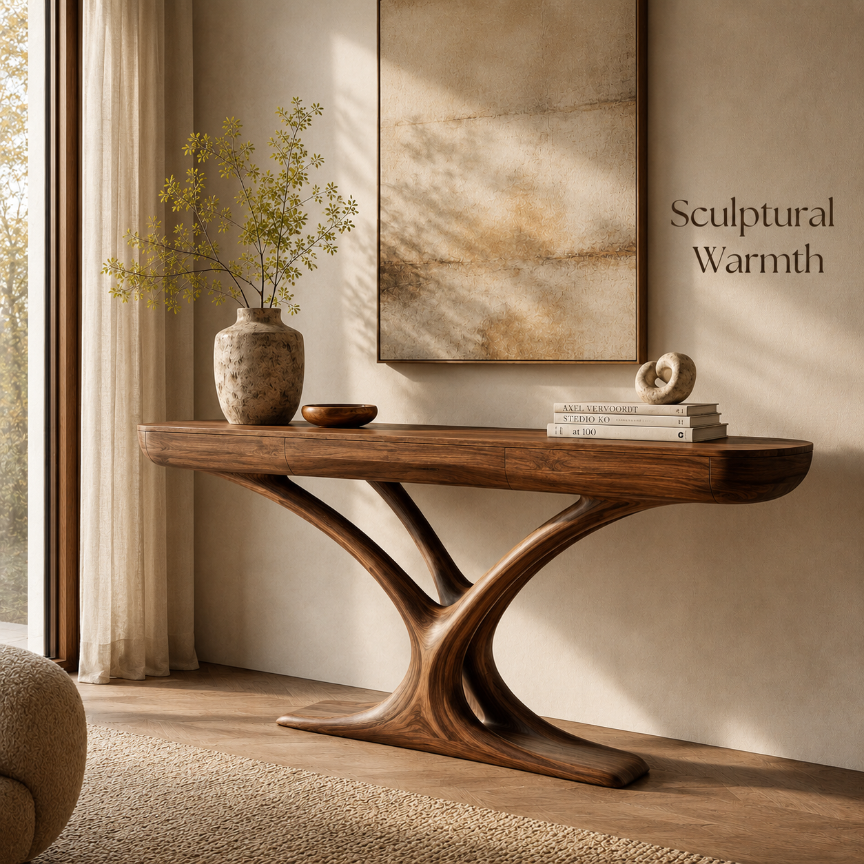 Orin Organic Modern Console Table - Design 455 - product image 02