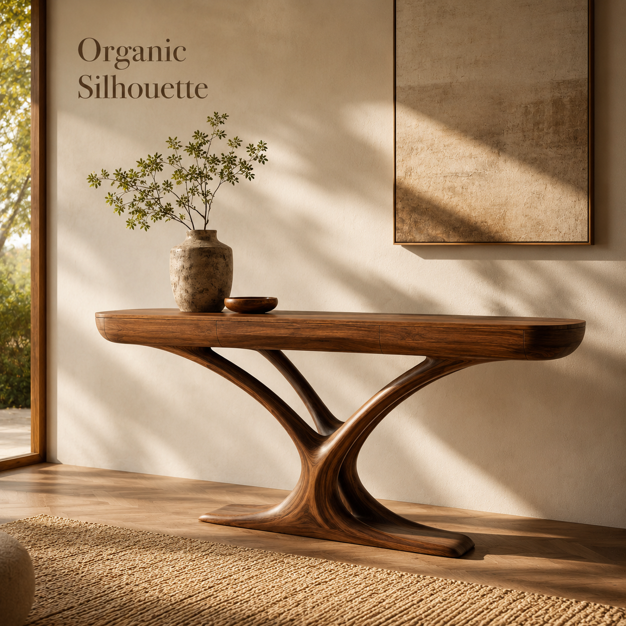 Orin Organic Modern Console Table - Design 455 - product image 03