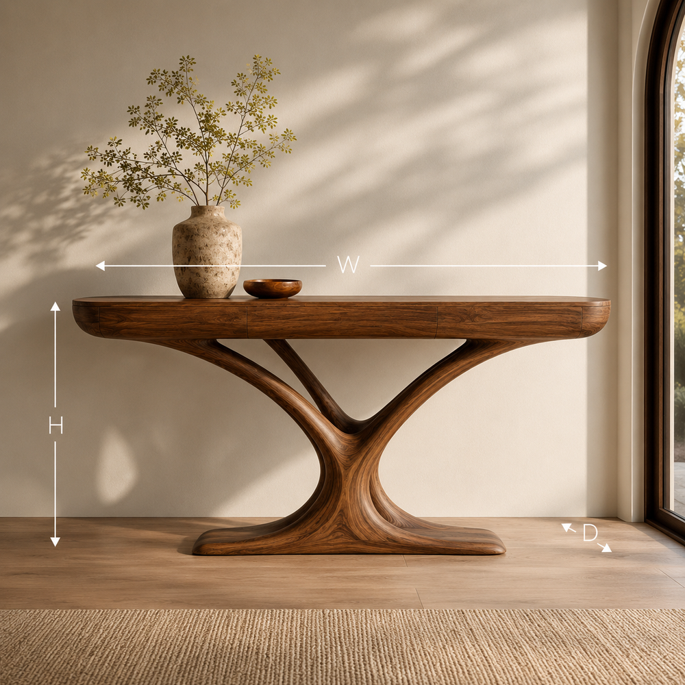 Orin Organic Modern Console Table - Design 455 - product image 04