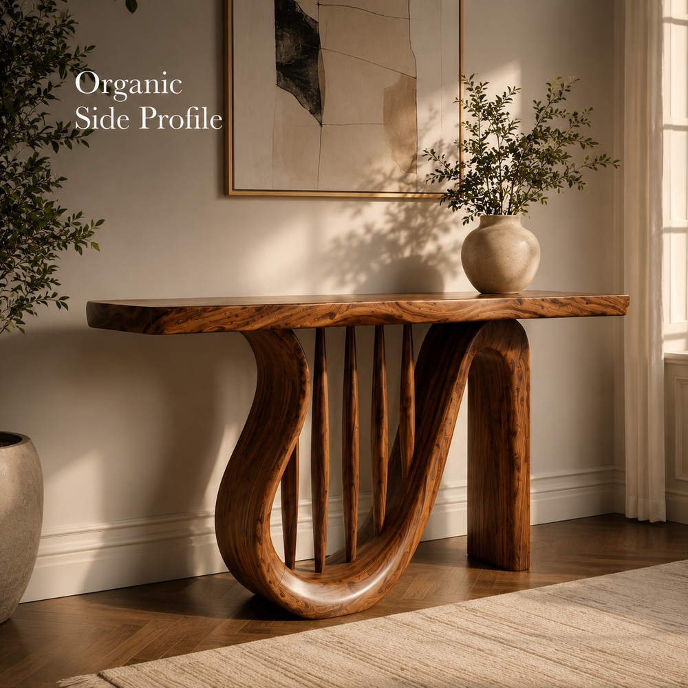 Selene Rounded Foyer Console Table - Design 456 - product image 03