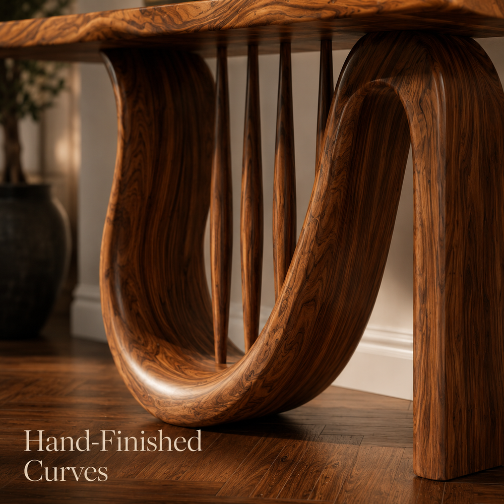 Selene Rounded Foyer Console Table - Design 456 - product image 06