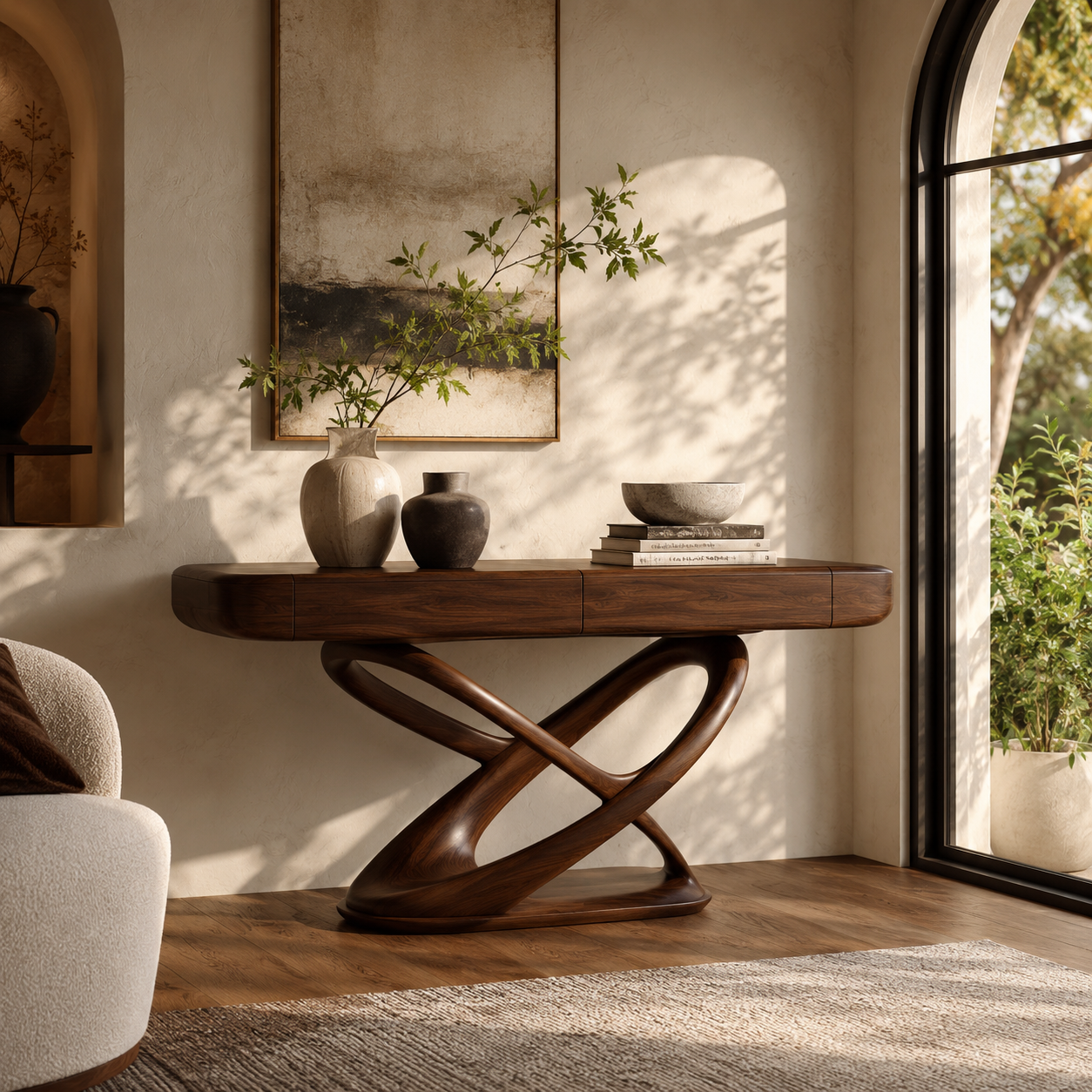 Talia Soft Edge Console Table - Design 459 - main view