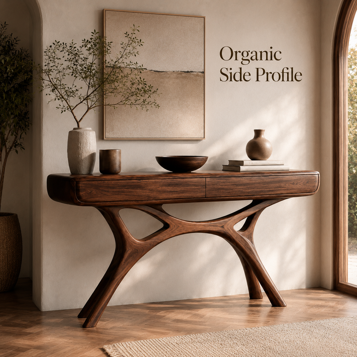 Vale Sculptural Entry Console Table - Design 460 - product image 02