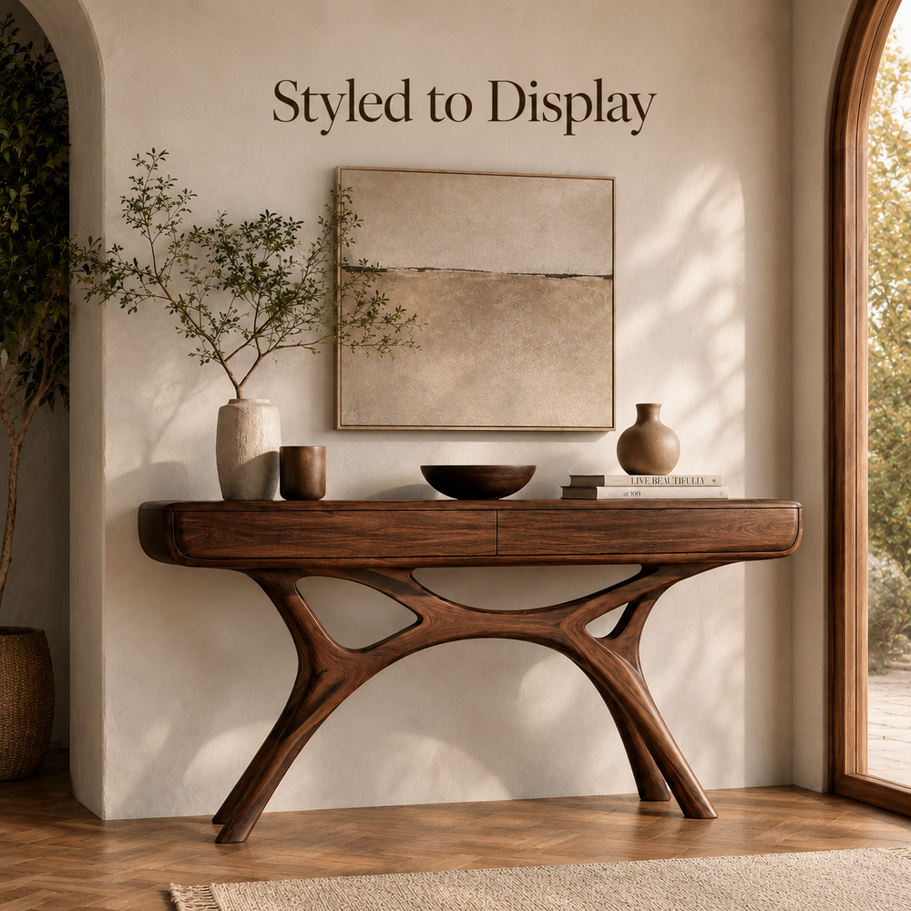 Vale Sculptural Entry Console Table - Design 460 - product image 05