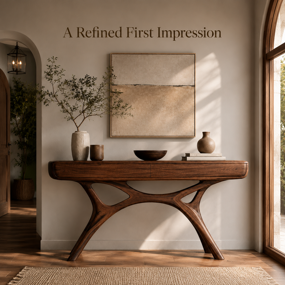 Vale Sculptural Entry Console Table - Design 460 - product image 09