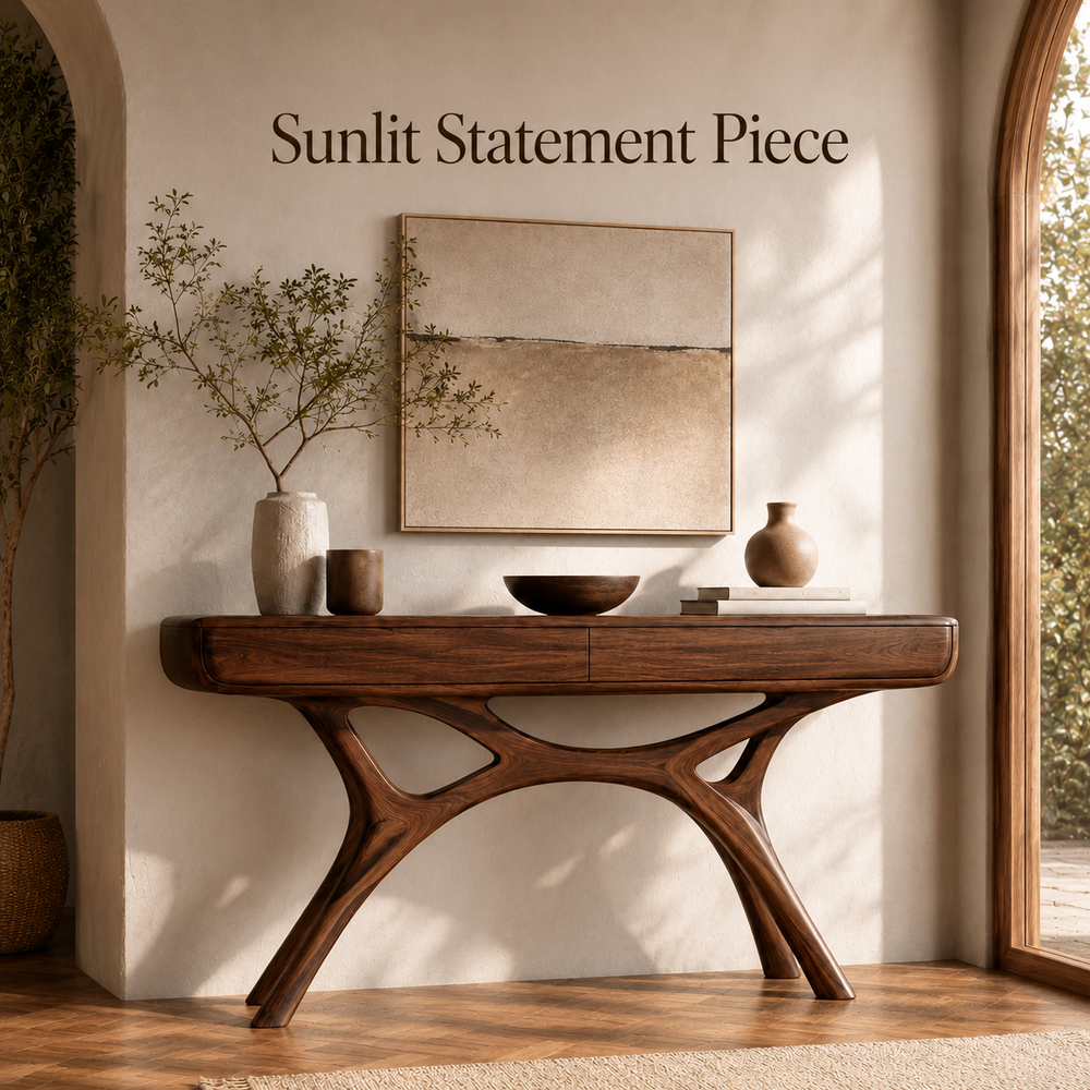 Vale Sculptural Entry Console Table - Design 460 - product image 10