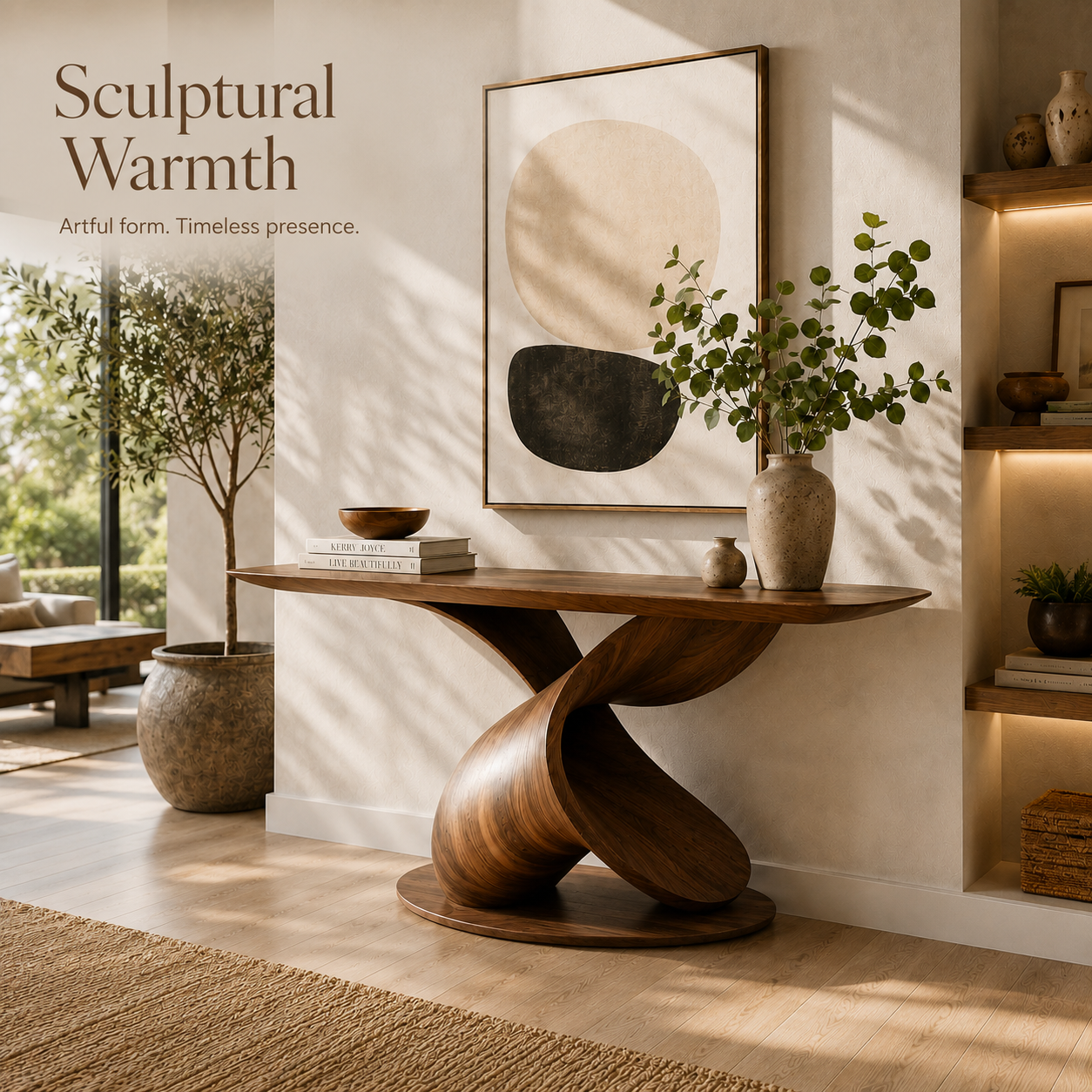 Celine Warm Modern Console Table - Design 462 - product image 02