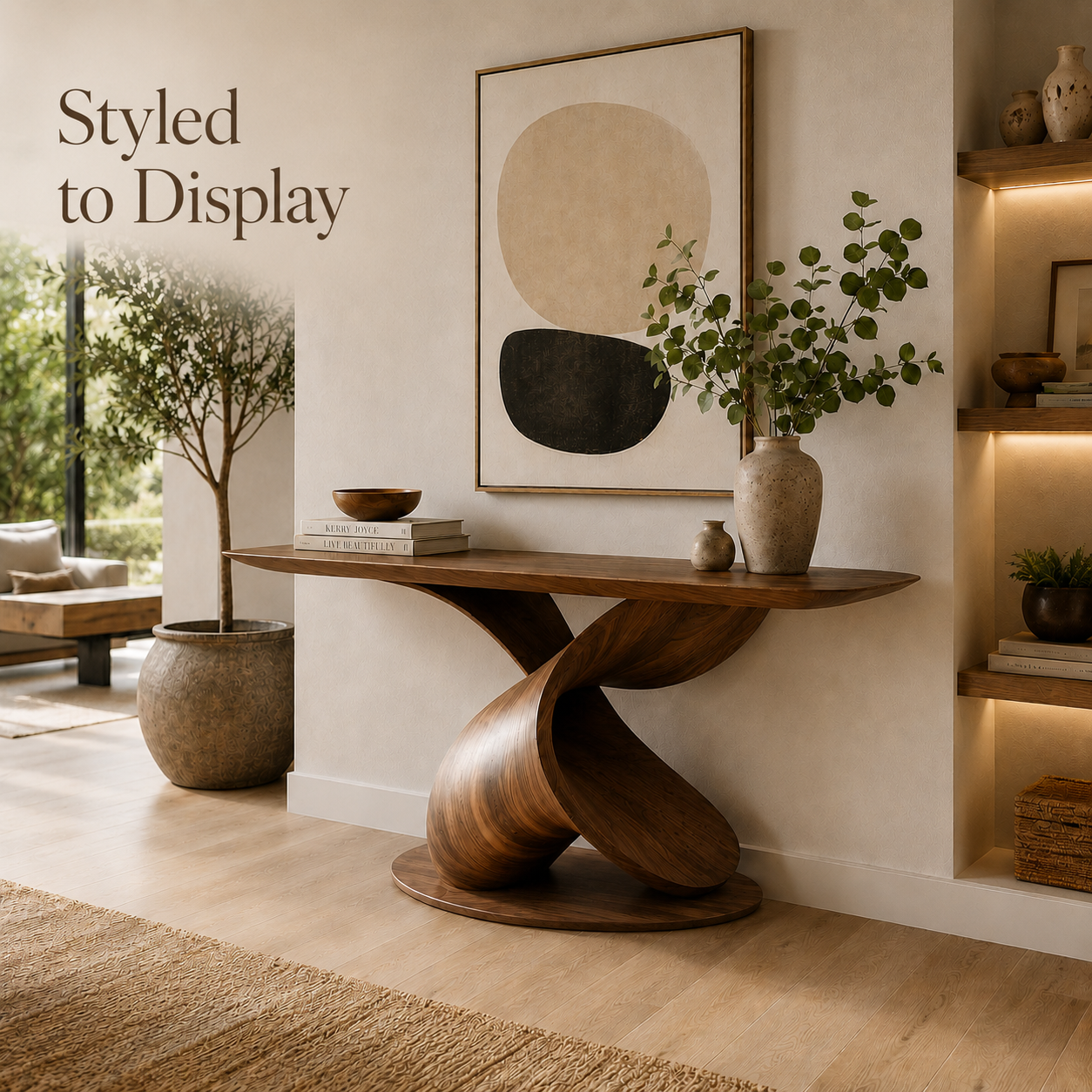 Celine Warm Modern Console Table - Design 462 - product image 06