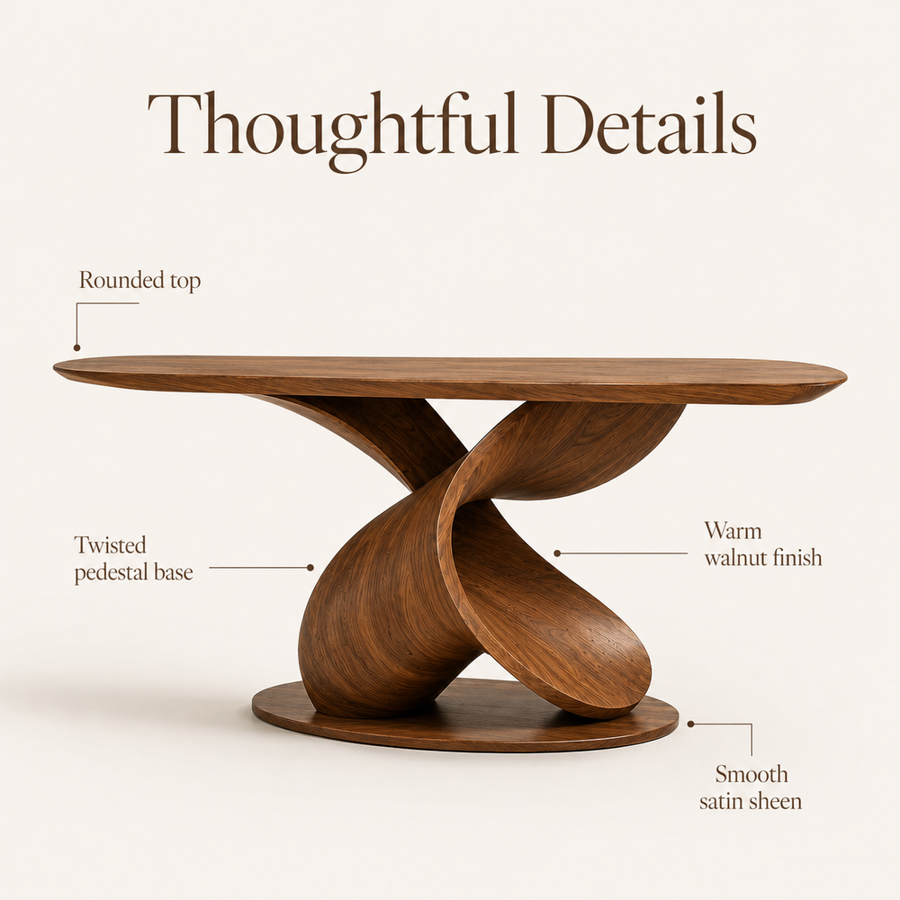 Celine Warm Modern Console Table - Design 462 - product image 07