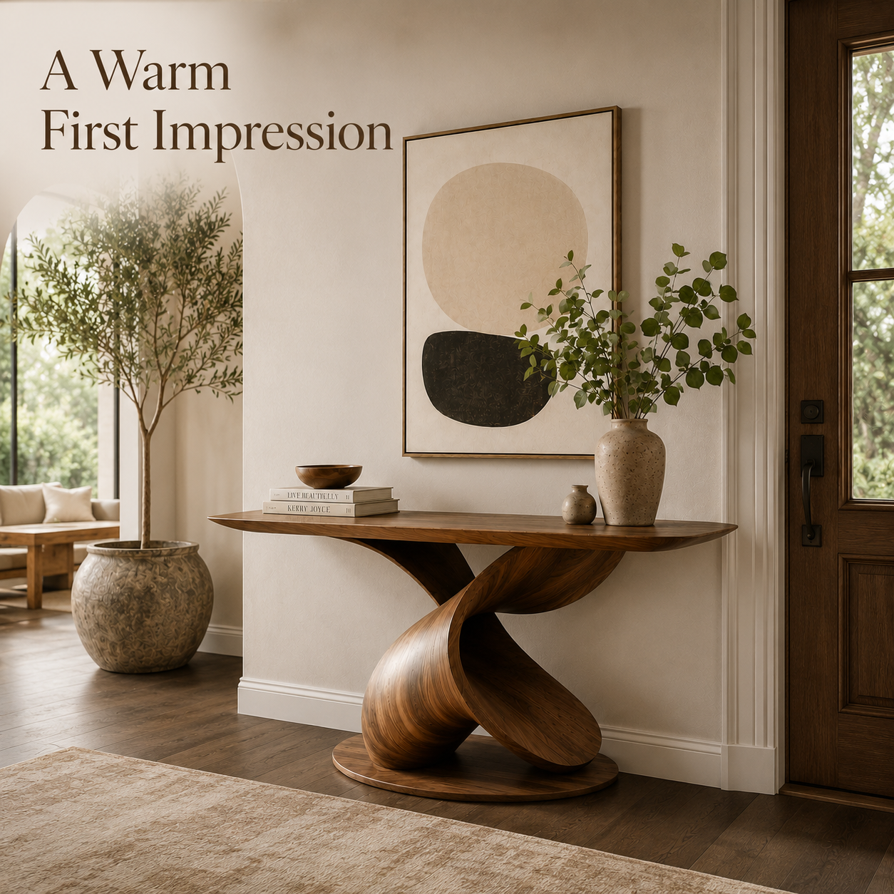Celine Warm Modern Console Table - Design 462 - product image 09