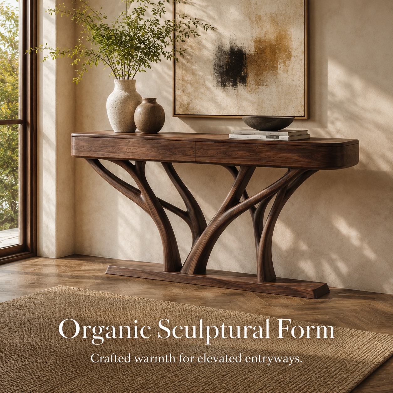 Aurelle Sculptural Console Table - Design 465 - product image 02