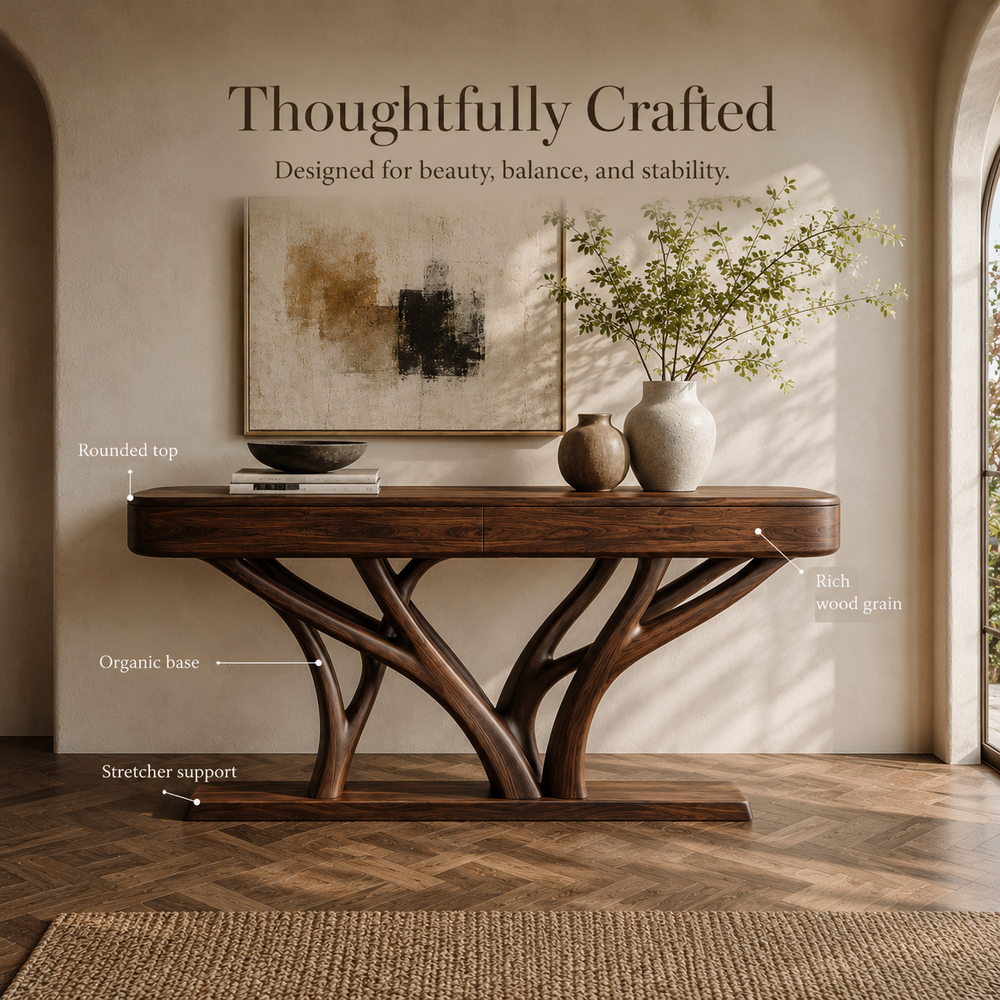 Aurelle Sculptural Console Table - Design 465 - product image 04