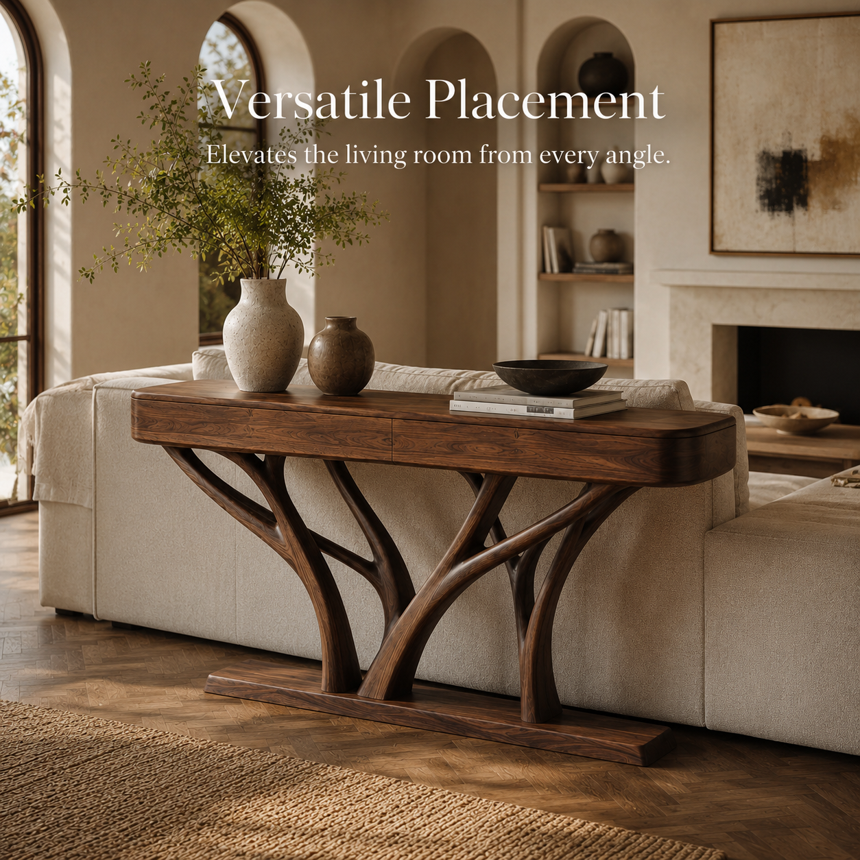 Aurelle Sculptural Console Table - Design 465 - product image 06