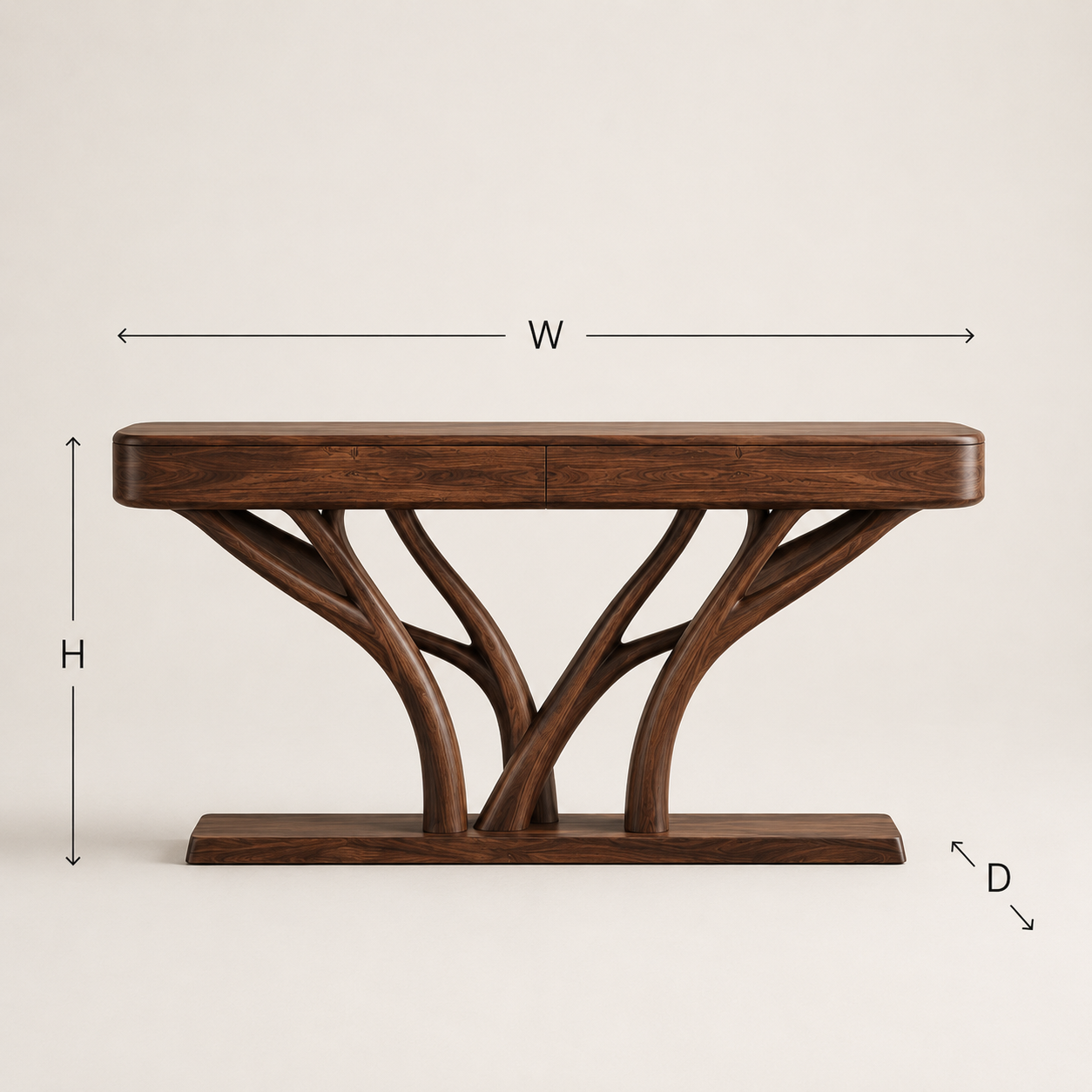 Aurelle Sculptural Console Table - Design 465 - product image 11