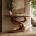 Soren Rounded Wood Console Table - Design 468 - main view