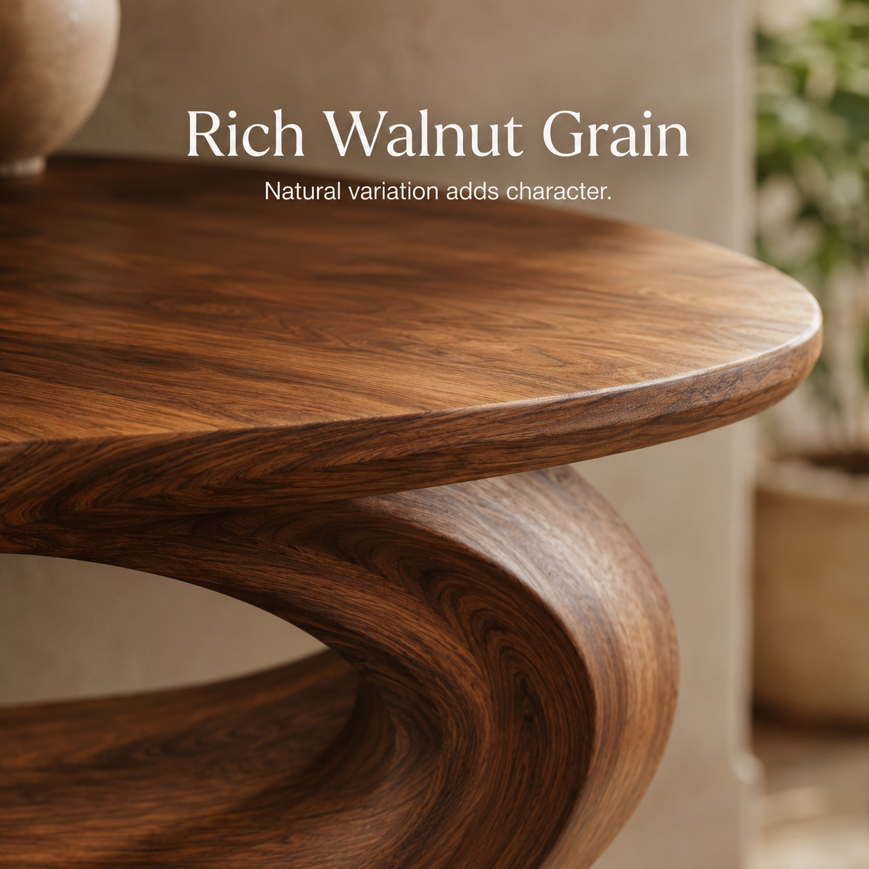 Soren Rounded Wood Console Table - Design 468 - product image 05