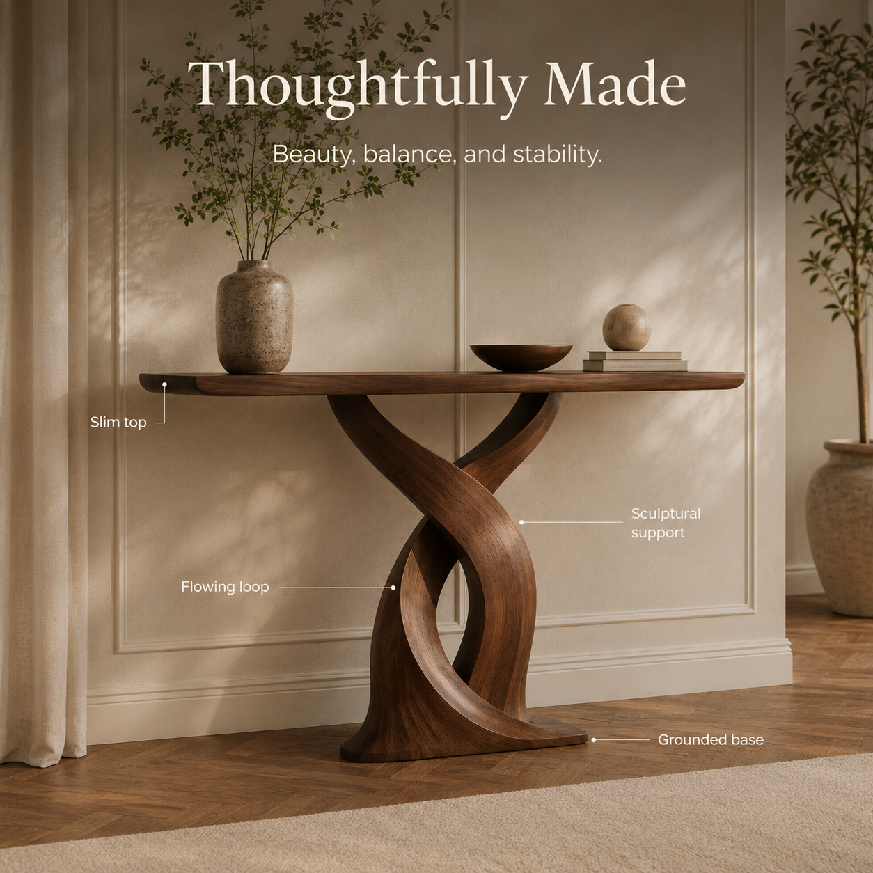 Nolan Arc Entry Console Table - Design 471 - product image 08