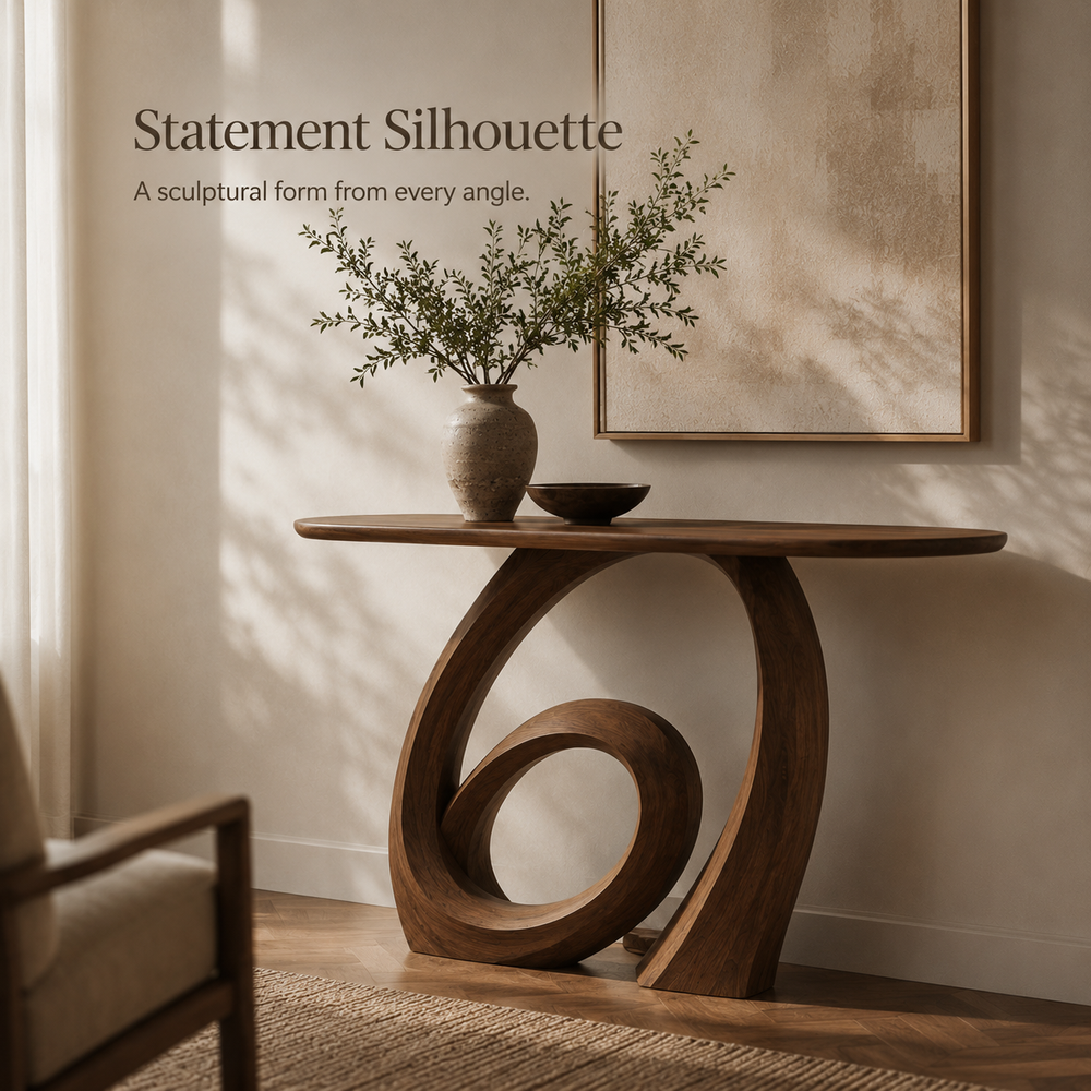 Liora Warm Walnut Console Table - Design 472 - product image 03