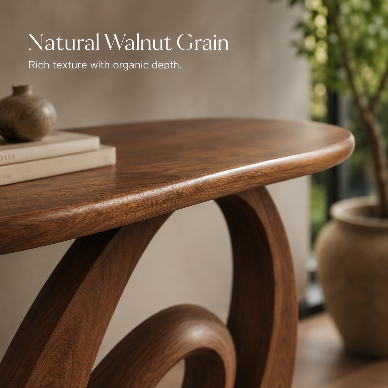 Liora Warm Walnut Console Table - Design 472 - product image 05