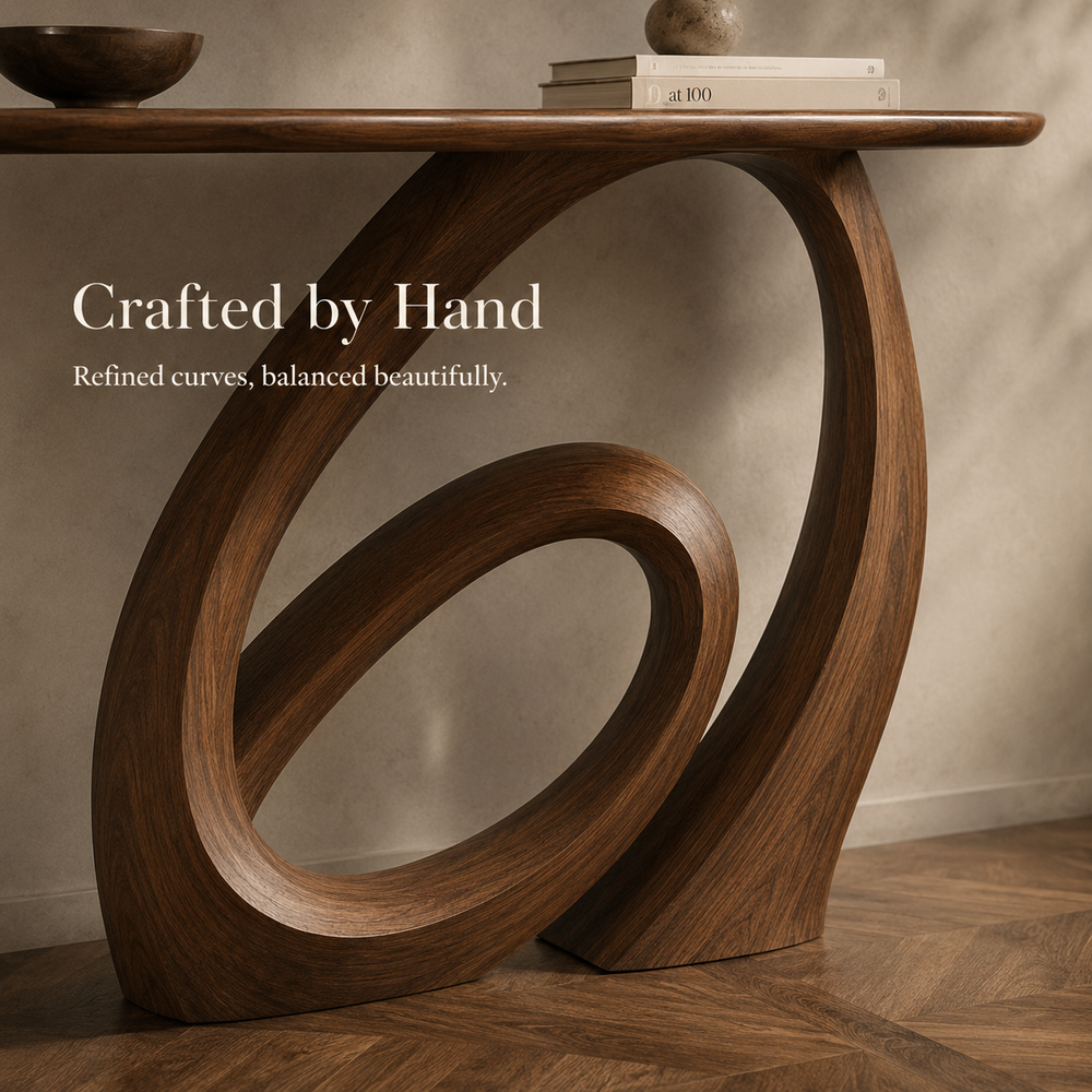 Liora Warm Walnut Console Table - Design 472 - product image 06