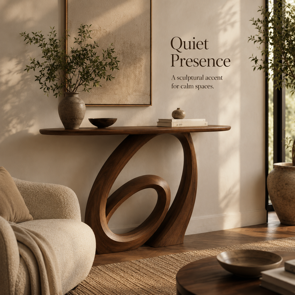 Liora Warm Walnut Console Table - Design 472 - product image 10
