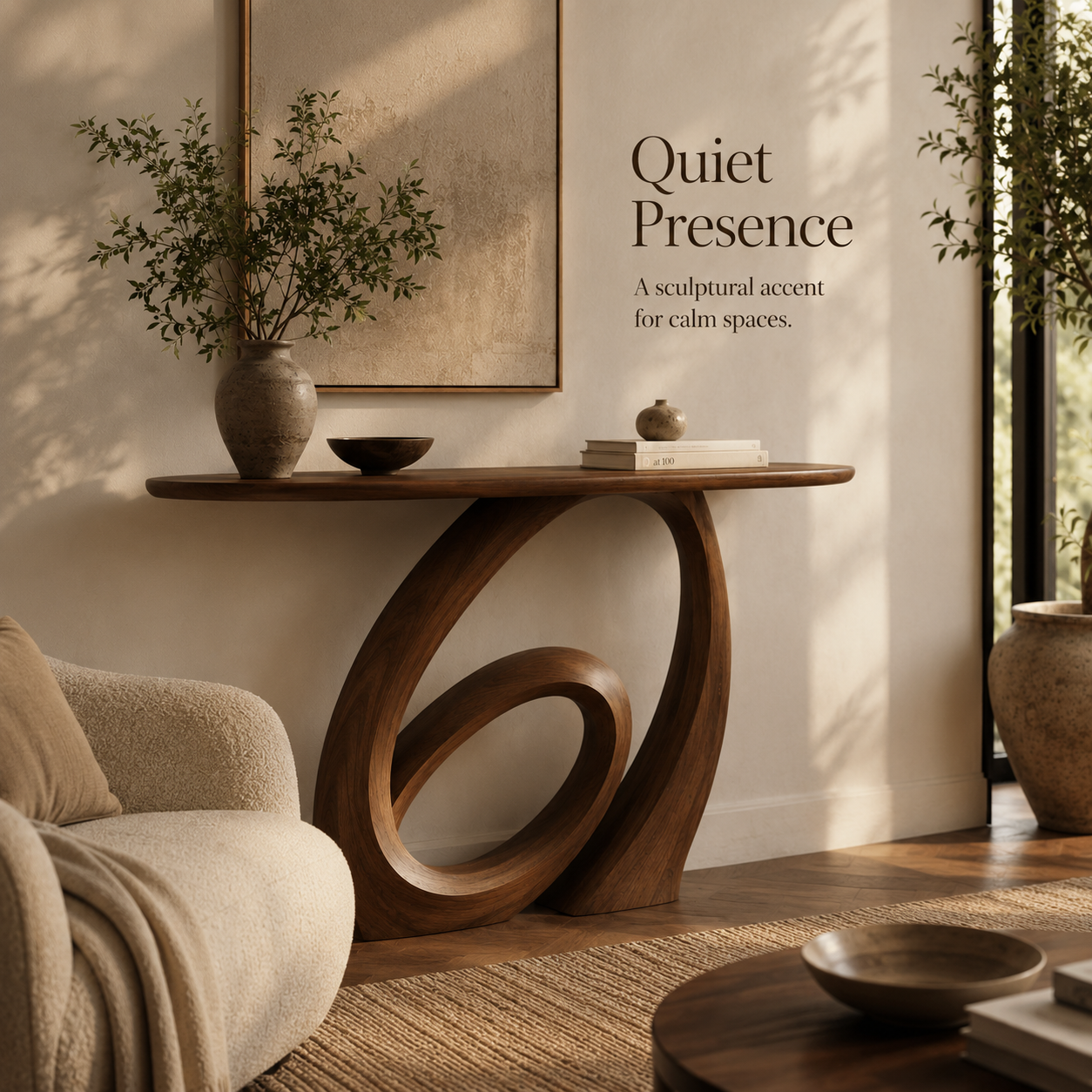 Liora Warm Walnut Console Table - Design 472 - product image 10