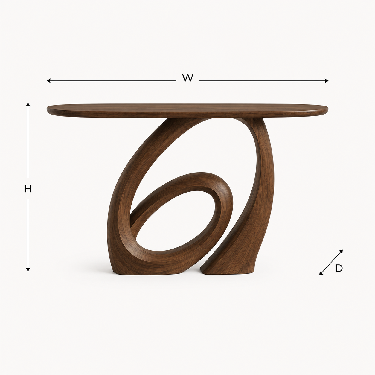 Liora Warm Walnut Console Table - Design 472 - product image 11
