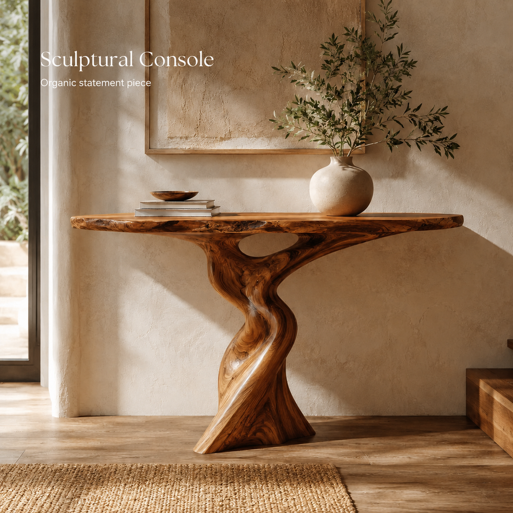Brielle Sculpted Hall Console Table - Design 474 - product image 02